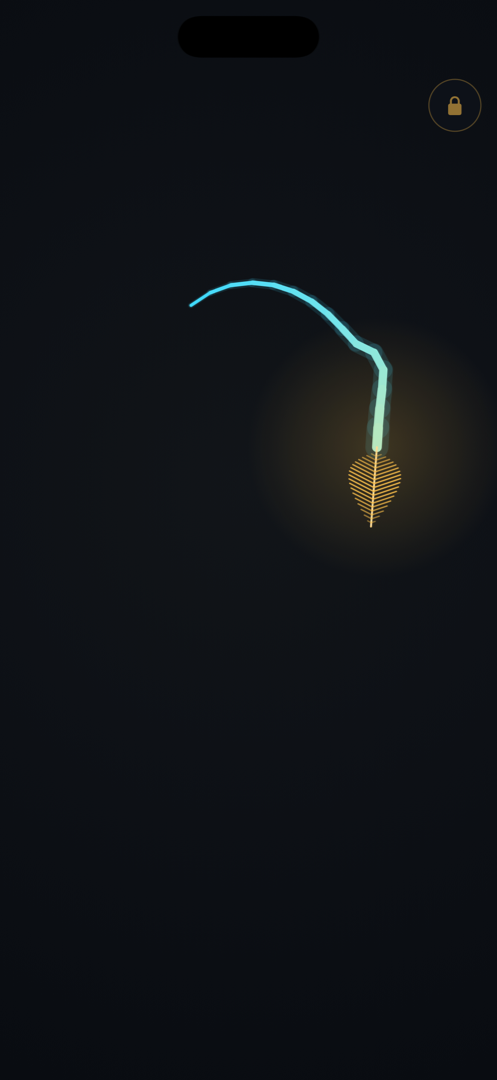 The feather wand whipping across the screen